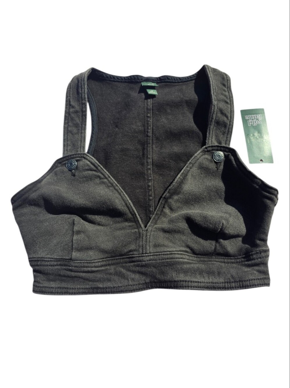 Nwt wild fable Black Cropped Pinafore Tank